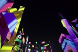 Neon Geometry: A Coachella Night