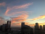 Majestic Sunset over the City Skyline