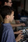 Teen Boy Typing Away