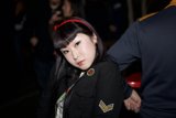Red Headband and Black Hair
