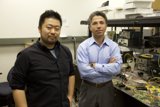 Two Men in a High-Tech Laboratory
