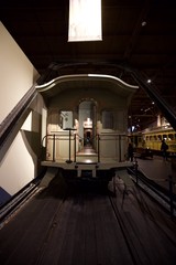 Historic Railway Car Interior at Sacramento Train Museum