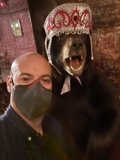 The Man and the Bear: A Unique Portrait