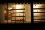 Wine Collection in a Shop Window Display