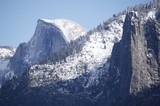 Half Dome in Winter Snow, Yosemite National Park