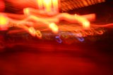 Fiery Neon Patterns at the Night Club