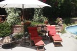 Relaxing on the Backyard Patio
