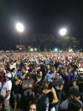 Nighttime Crowd at Fort Marcy Ballpark