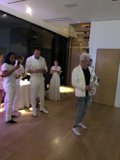 Saxophone Solo on Hardwood Floor