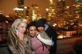 Three Friends in the Urban Night