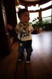 Adorable Baby Boy's First Steps