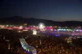 Night Lighting at Coachella Festival