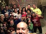Festive Christmas Party with Friends