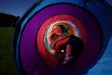 Playtime Adventures in a Colorful Tube