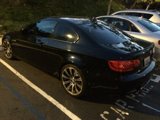 Sleek Black Sports Coupe in ArtCenter Parking Lot