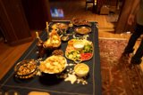 Delicious Spread at a Cozy Restaurant