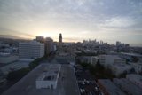 Urban Horizon at Sunset