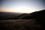 Golden Dusk Over Mount Diablo's Rolling Hills