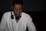 DJ Set in White Dress Shirt and Glasses