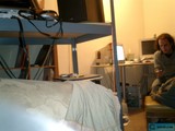 Late Night Work Session in the Dorm Room