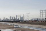 Power Lines by the River