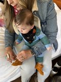 A Sweet Moment with Baby Wesley