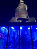 Nighttime Space Shuttle Display at the Empire Polo Club