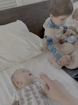 Big Brother Meeting Baby Sibling at Home