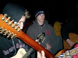 Jamming at the Coachella Artist Area