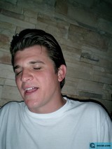 Happy Man in White T-Shirt