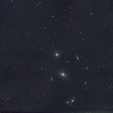M84 and Markarian's Chain - Virgo Galaxy Cluster