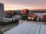 Los Angeles Metropolis Silhouetted by Sunset