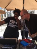 Questlove's Black Shirt and Glasses