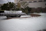 Water Fountain with Sky and Building