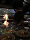 Flame-Grilled Meal Preparation