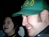 Green Baseball Cap Smiles