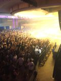 Concert Crowd Golden Light
