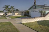 Garage Door in a Serene Neighborhood