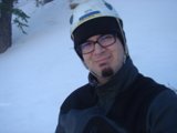 Snowboarder Dave B Ready to Hit the Slopes