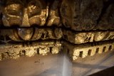 Golden Ornamentation in Temple Ceiling