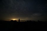 Sunset over the LA Skyline