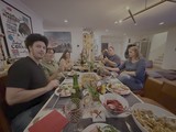 Family Thanksgiving Dinner Gathering at Home