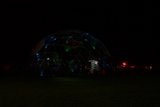 Illuminated Dome in the Night Sky