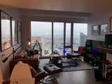 Cozy living room in a San Francisco penthouse
