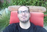Portrait of Dave B in His Backyard Chair