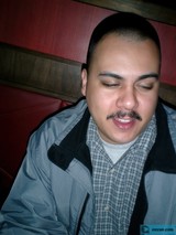 Man with Mustache in Vintage Jacket