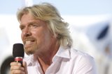 Richard Branson addressing the crowd