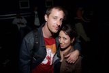 Urban Nightlife Couple Poses for the Camera
