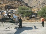 Helicopter Ride on the Dirt Road