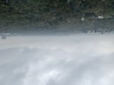 View from Above the Foggy Cityscape